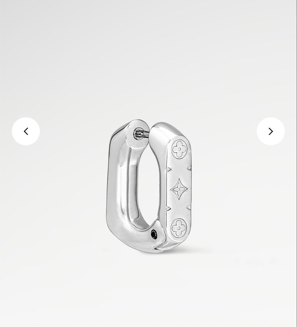 Louis Vuitton シルバー ピアス(片耳用) 新品未使用品　正規品
