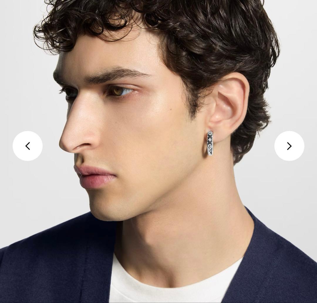 Louis Vuitton シルバー ピアス(片耳用) 新品未使用品　正規品
