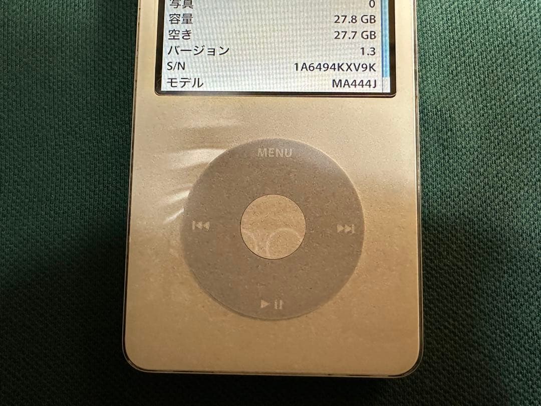 きれいiPod Classic 5.5世代 MA444 30GB新品のバッテリー