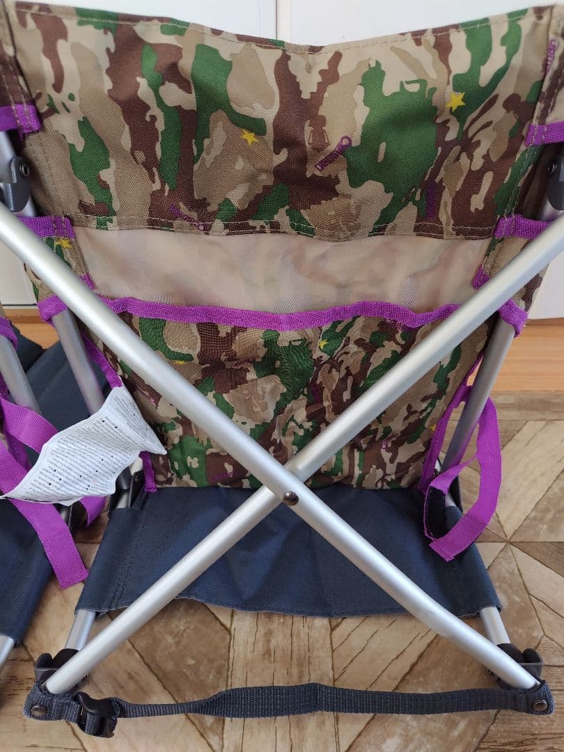 Coleman アウトドア迷彩柄 折りたたみコンパクトグランドチェア2脚セット