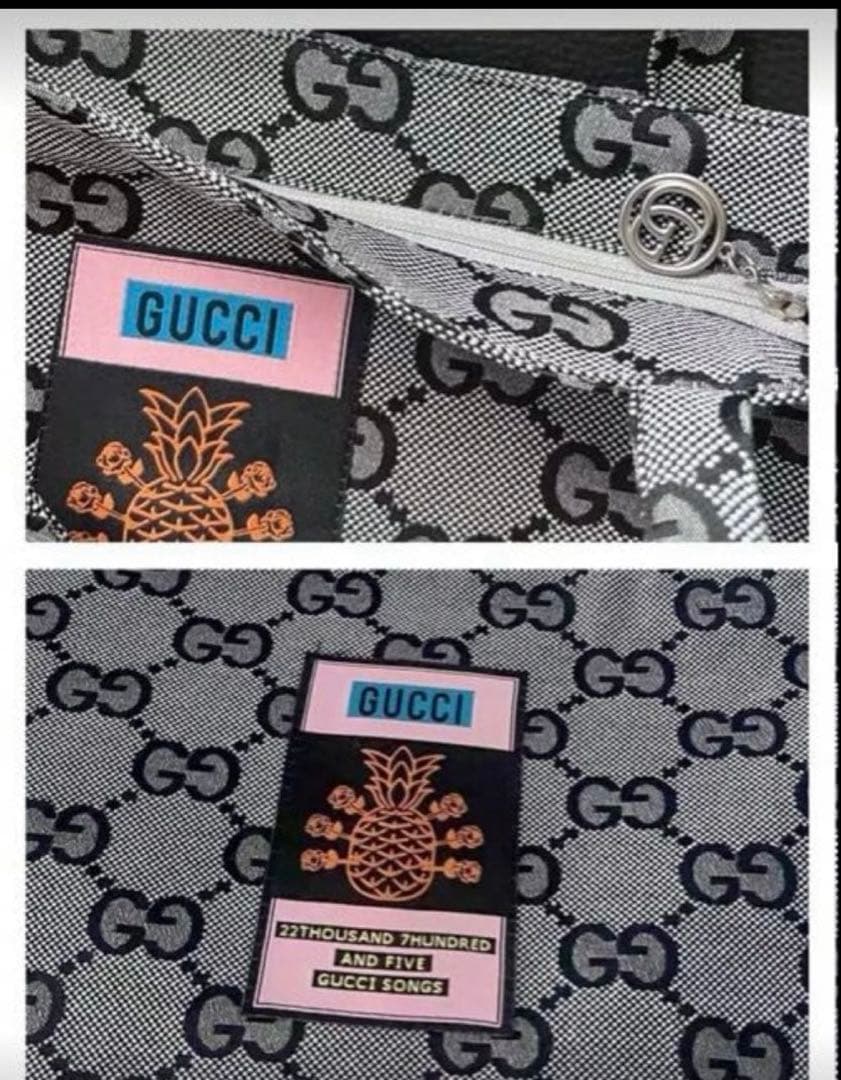 GUCCI ロゴ キャンバストートバッグ ノベルティー