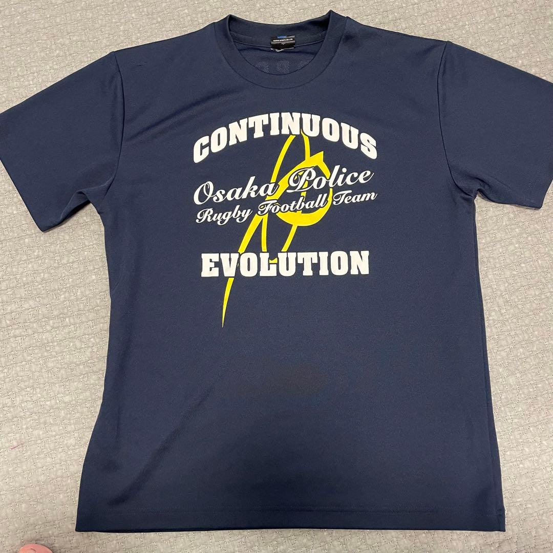 ラグビー　大阪府警　ラグビー部　tシャツ Lサイズ　警察　POLICE
