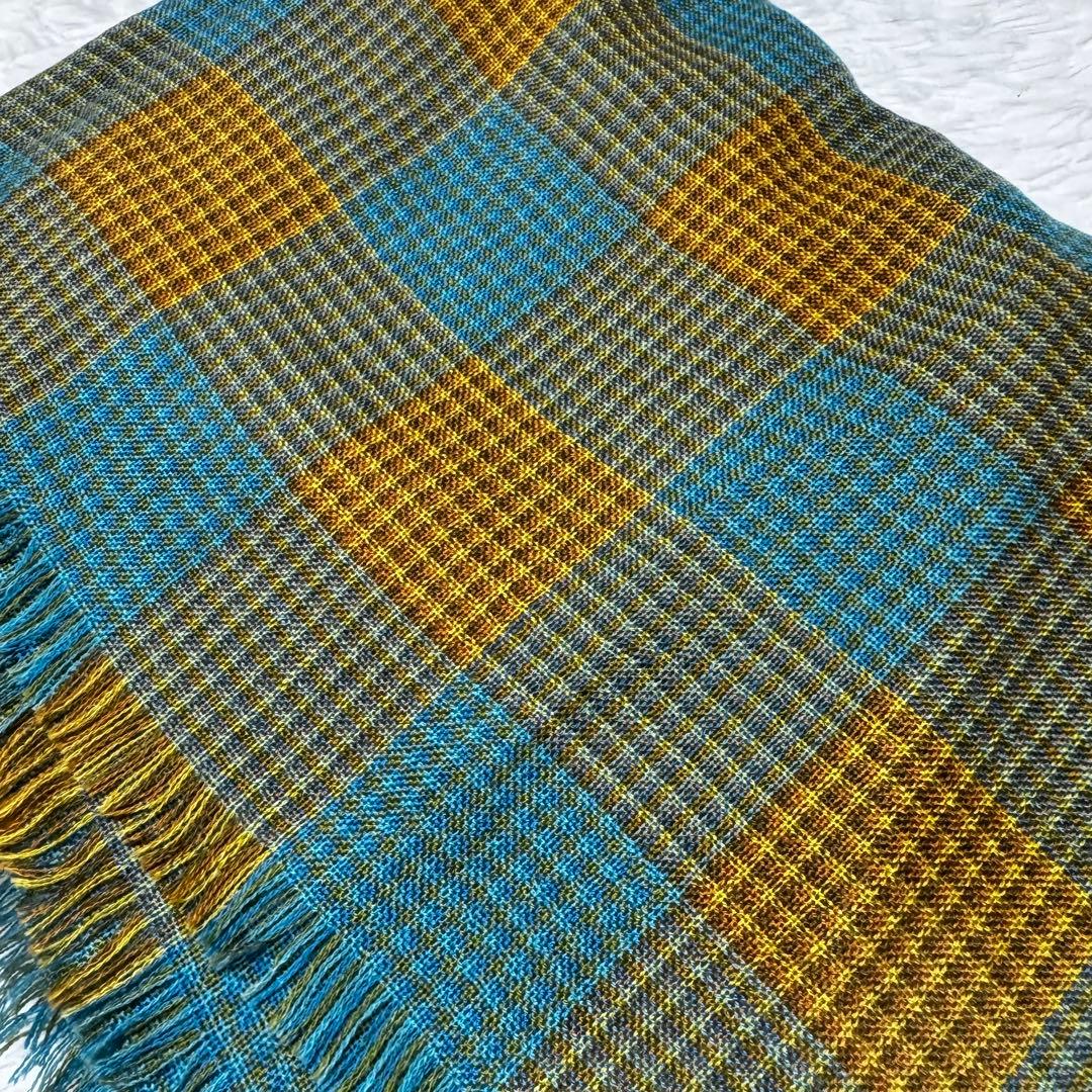 Loro Piana　ロロピアーナ 　カシミヤシルク マフラーストール　チェック