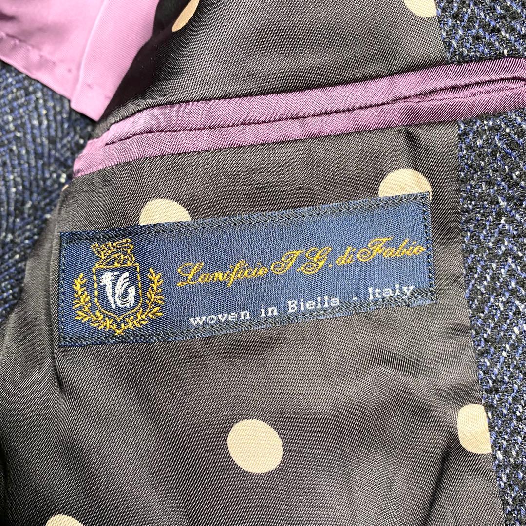 美品✨Paul smith 現行 テーラード カシミア 水玉 Lanificio