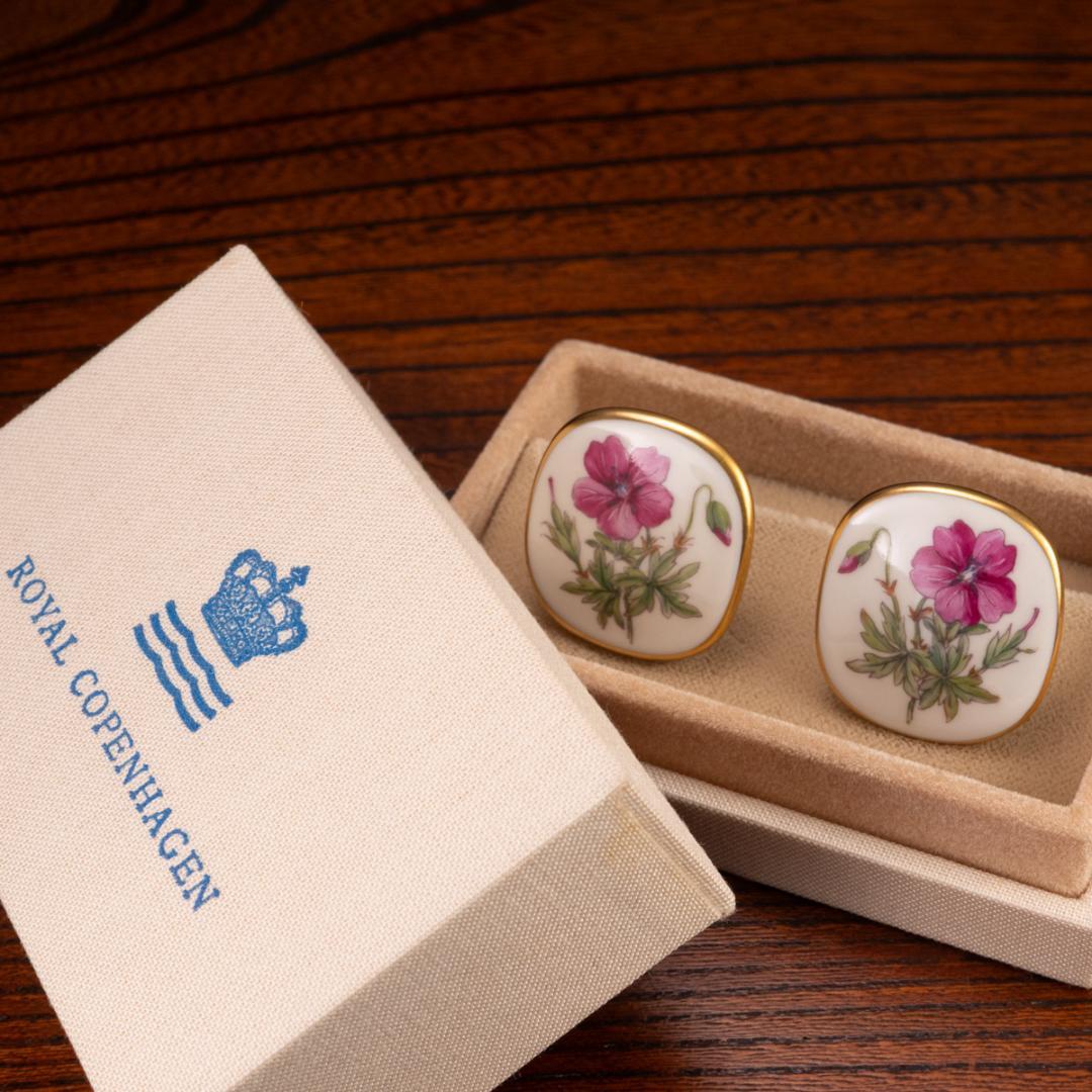 箱有 スーツを格上げ フローラダニカ ロイヤルコペンハゲーン カフリンクス