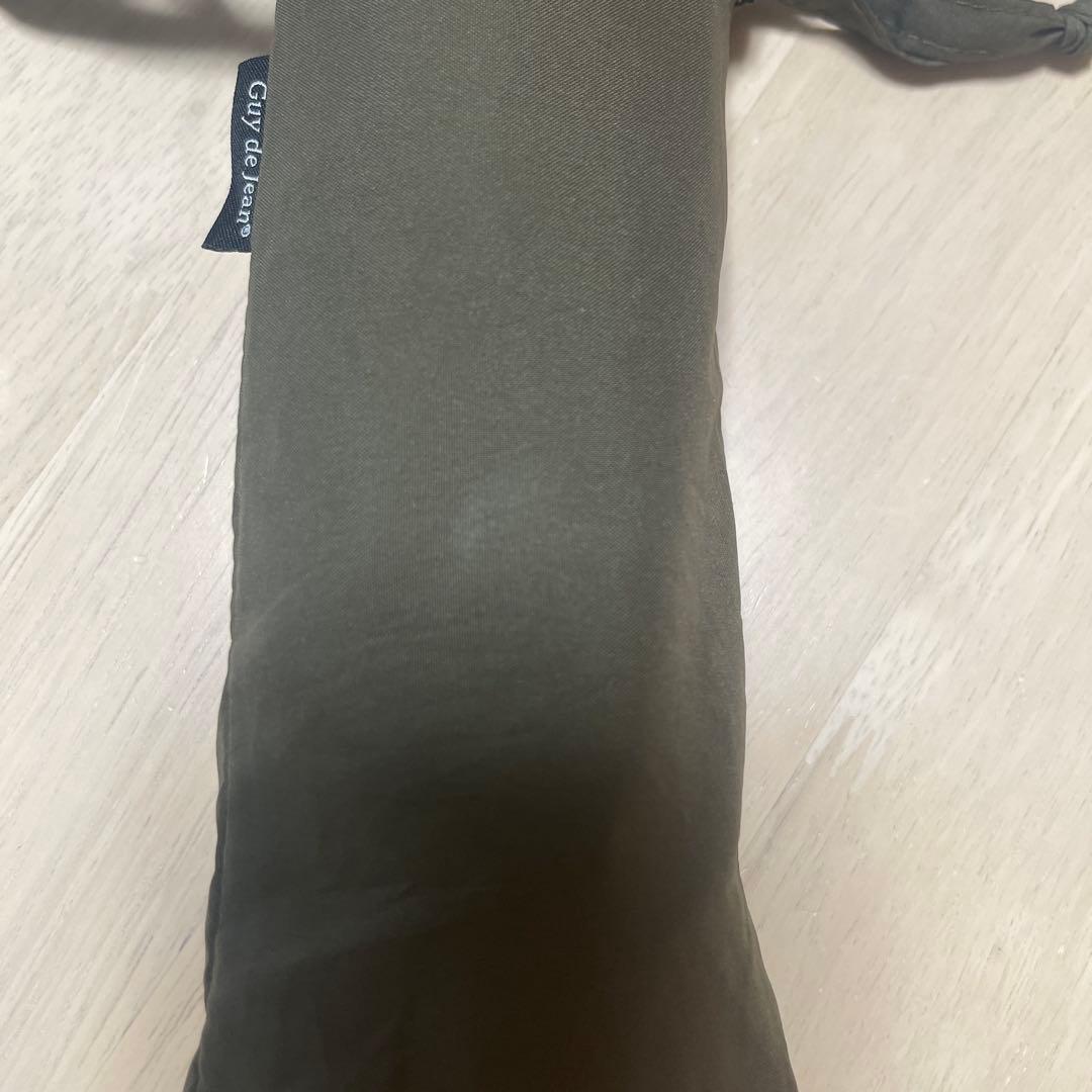 Guy de jean 折り畳み傘 雨/日傘兼用：ネコカーキ系