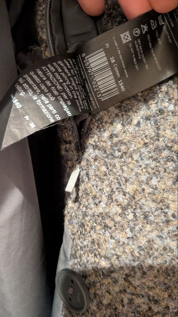 Hevo イーヴォ BRINDISI ダブルブレストコート チェスターコート