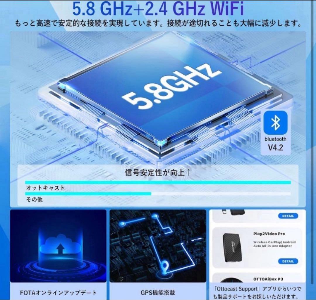 k*u様 ⭕️新型 Ottocast Play2Video Pro CarPla