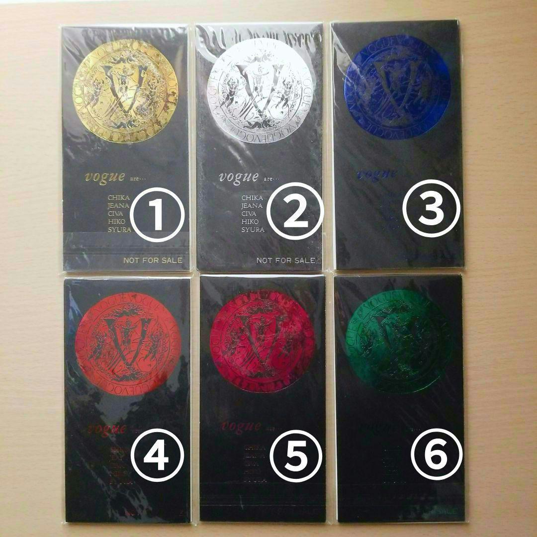 VOGUE 東名阪2DAYS TOUR 配布CD 6枚（バラ売り可）