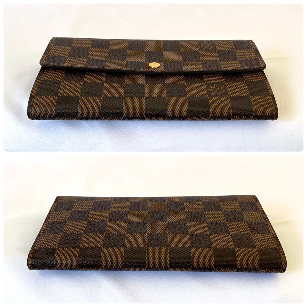 【美品・人気モデル・箱付】Louis Vuitton ダミエ サラ 長財布✨