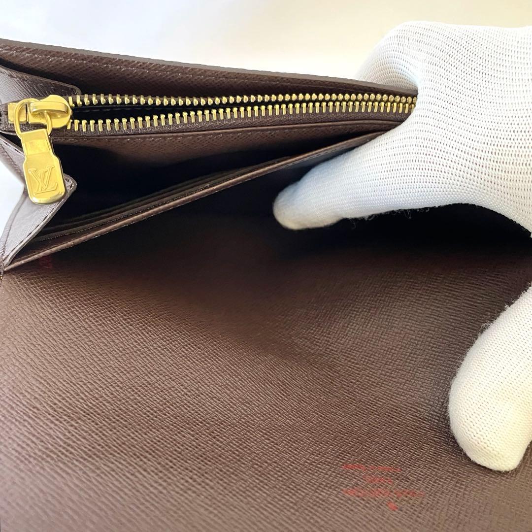 【美品・人気モデル・箱付】Louis Vuitton ダミエ サラ 長財布✨