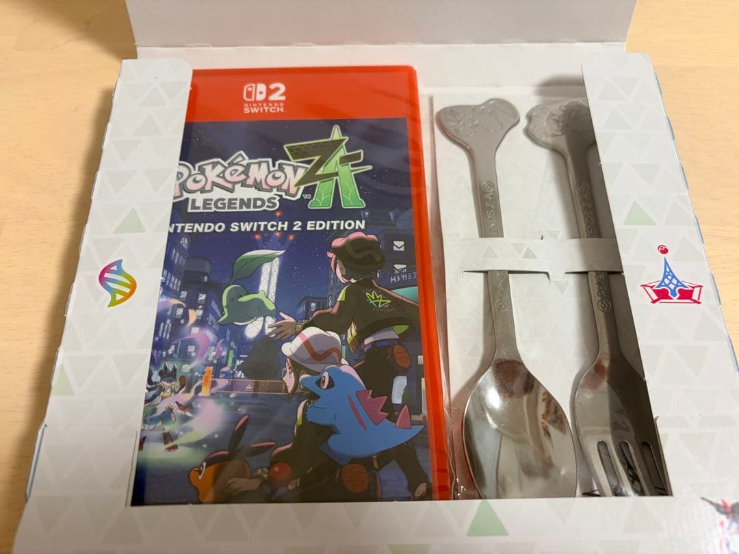 新品未使用　ポケモン レジェンズ ZA Switch2 amazon カトラリー