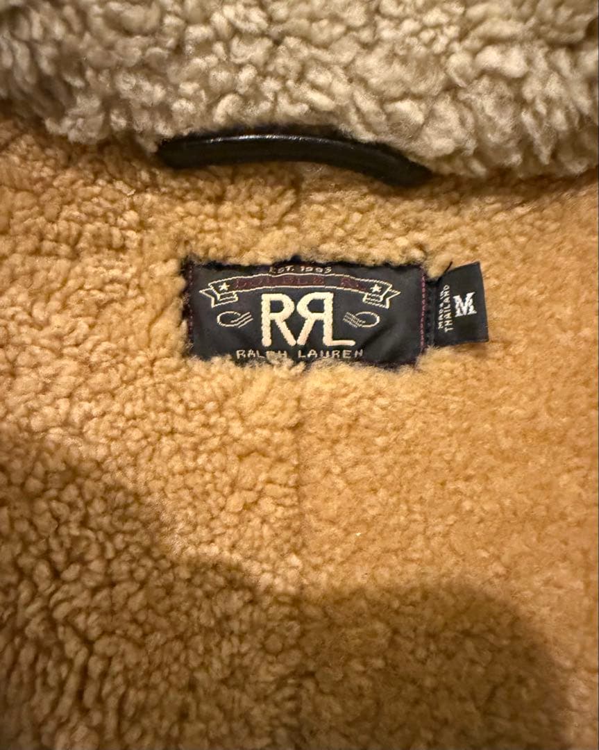 RRL ダブルアールエル ムートンカラーコーデュロイコートM