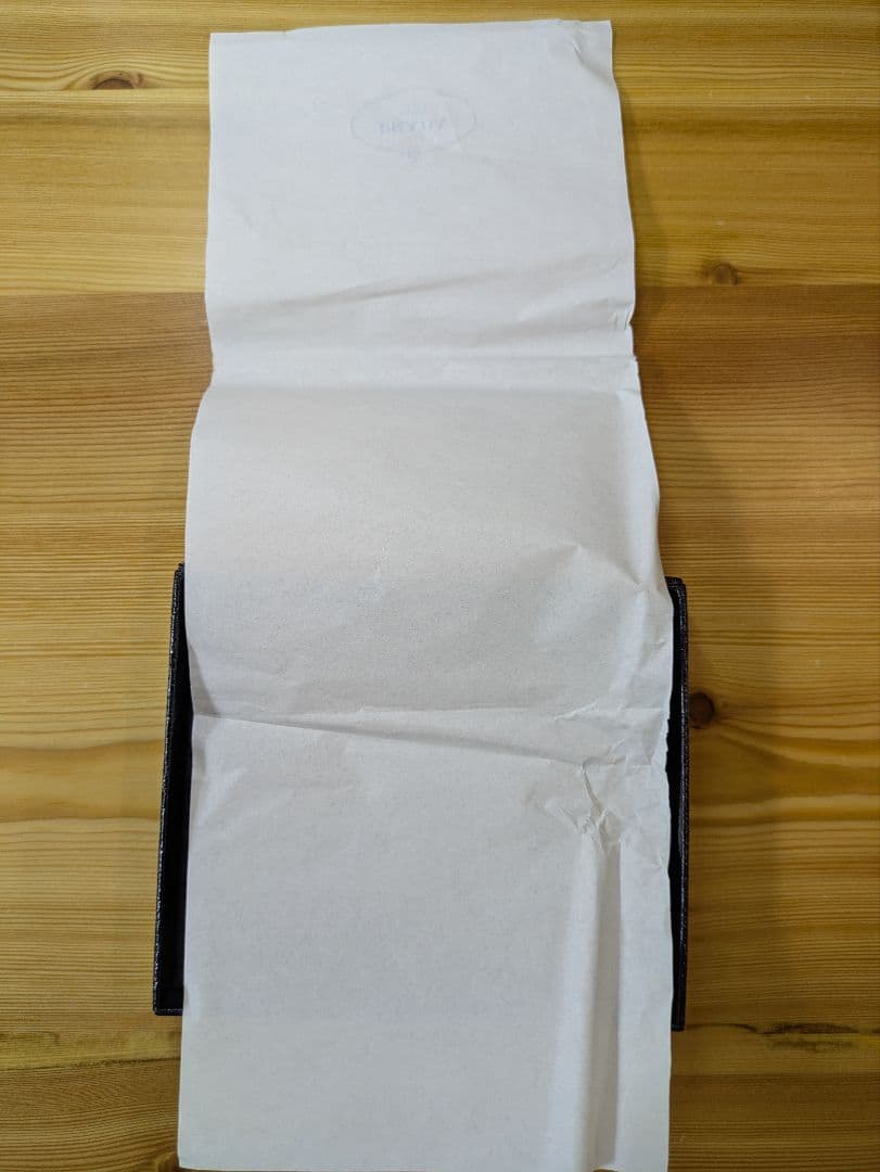 PRADA サフィアーノ ネイビー マネークリップ