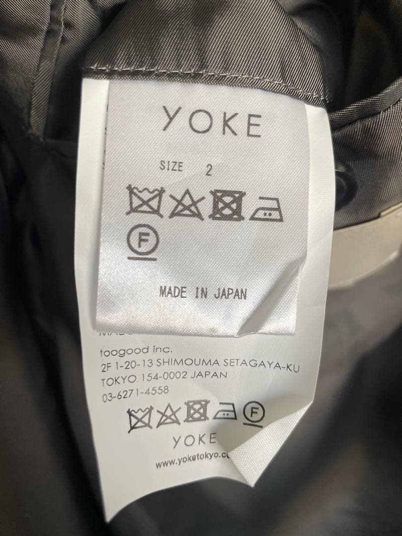 ジャケット・アウター YOKE DOUBLE BREASTED HALF COAT 23AW 2