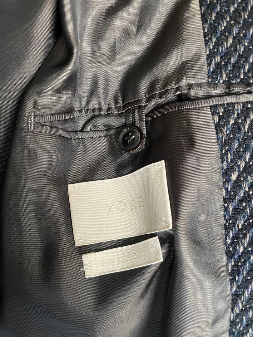 ジャケット・アウター YOKE DOUBLE BREASTED HALF COAT 23AW 2