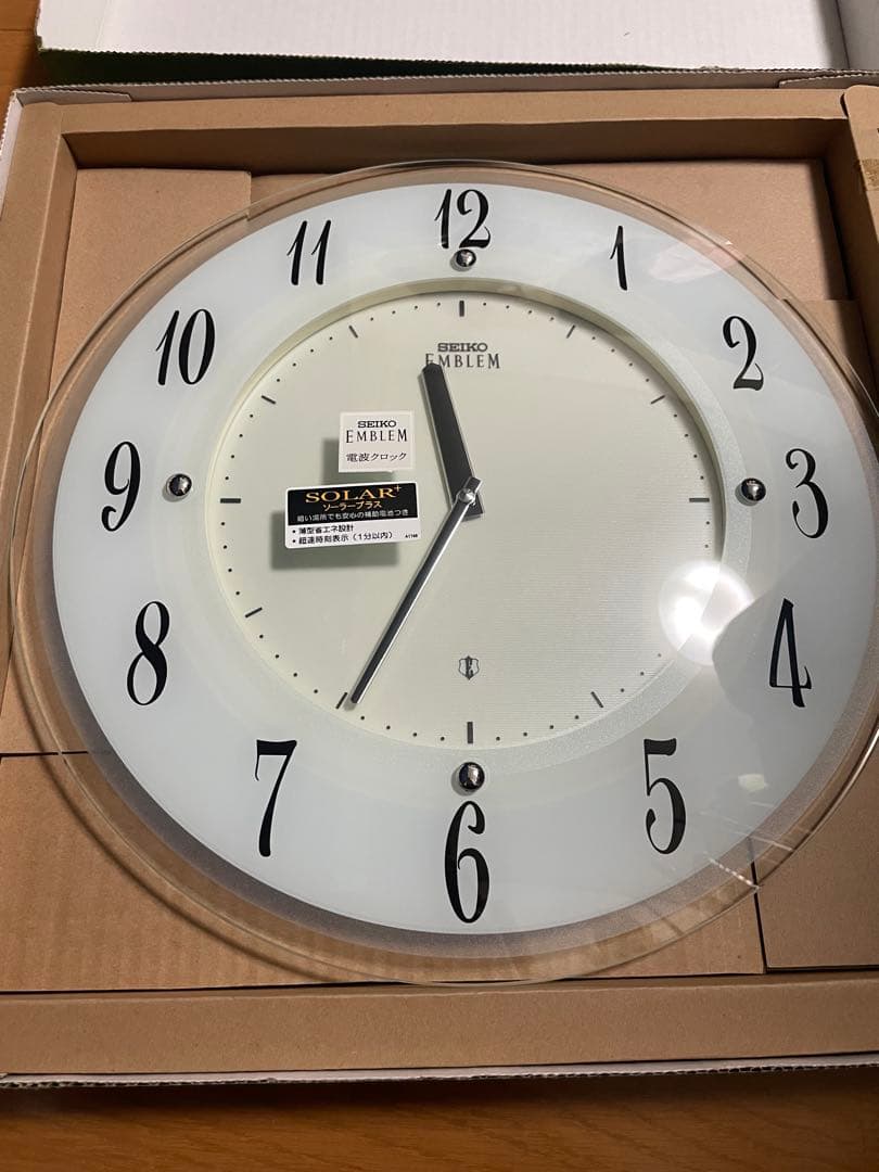 （ちもにーず）新品未使用SEIKOエンブレム 電波時計 HS533W