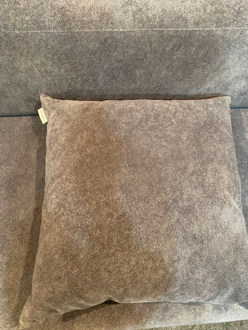 専用 フランネルソファ クッション 2個セット グレー ライトグレー