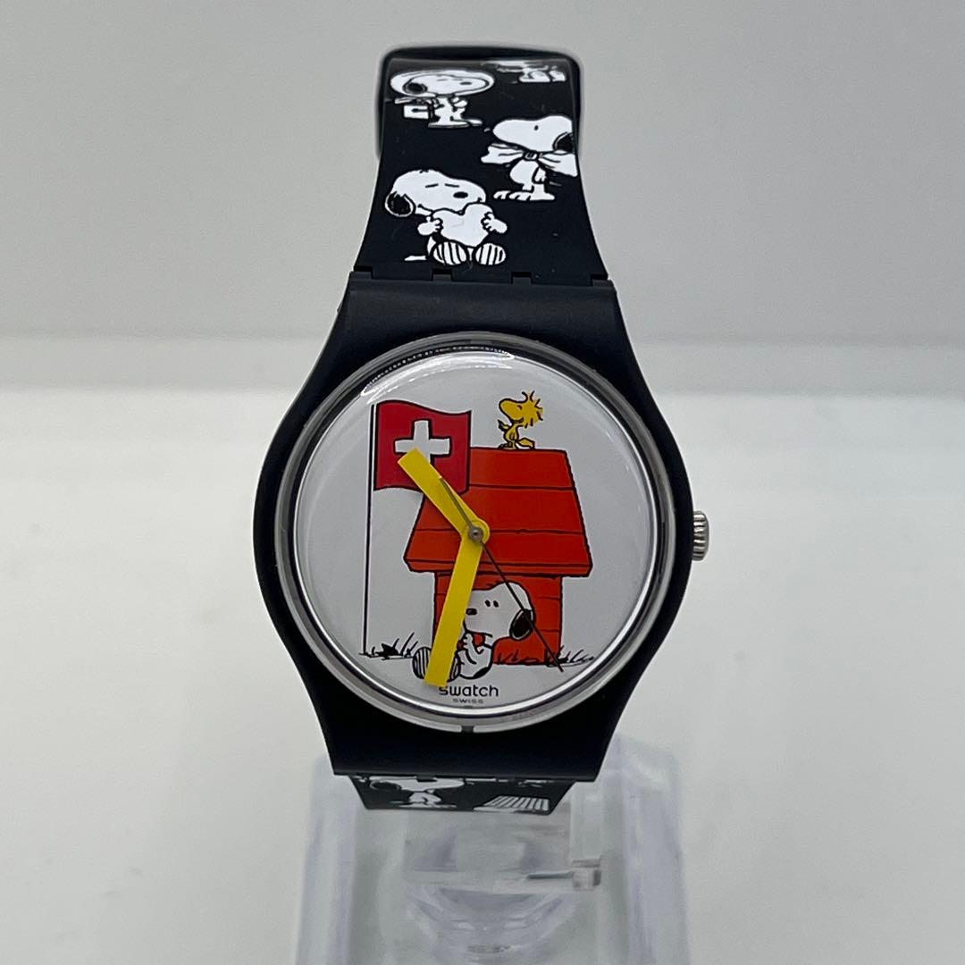 【希少】PEANUTS スヌーピー swatch 腕時計　アナログ時計　コラボ