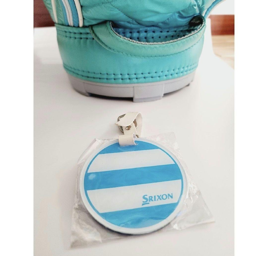 水色 キルティング キャディバッグ　Srixon