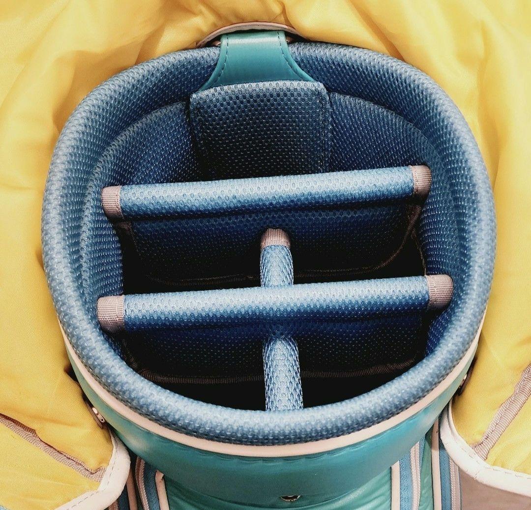 水色 キルティング キャディバッグ　Srixon