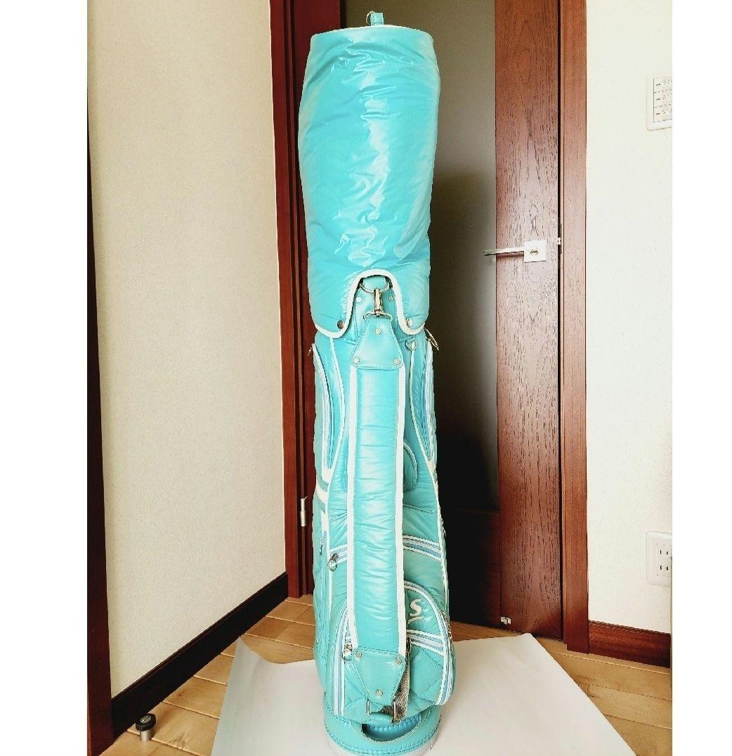 水色 キルティング キャディバッグ　Srixon