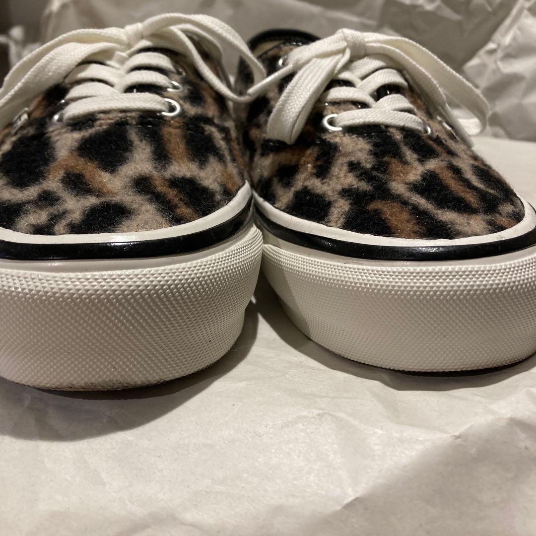 VANS プレミアム　オーセンティックラックスヘアリーレオパード 23.5cm