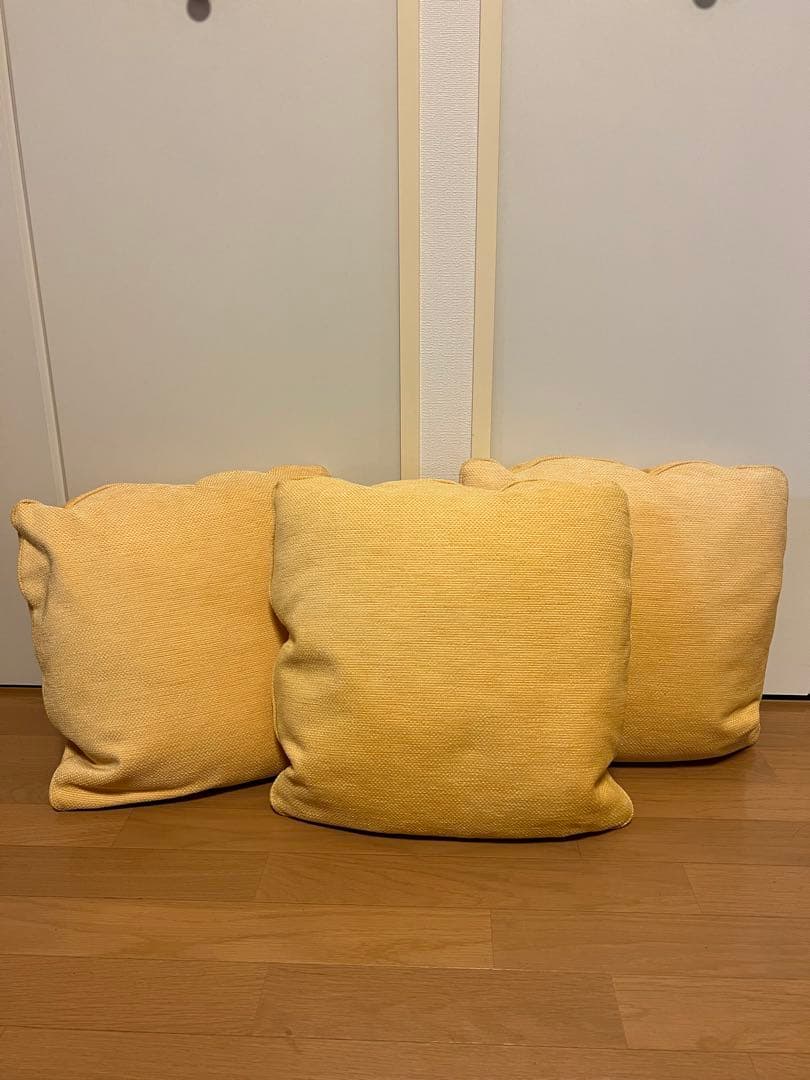 未使用 アルフレックス arflex クッション3点 フェザー