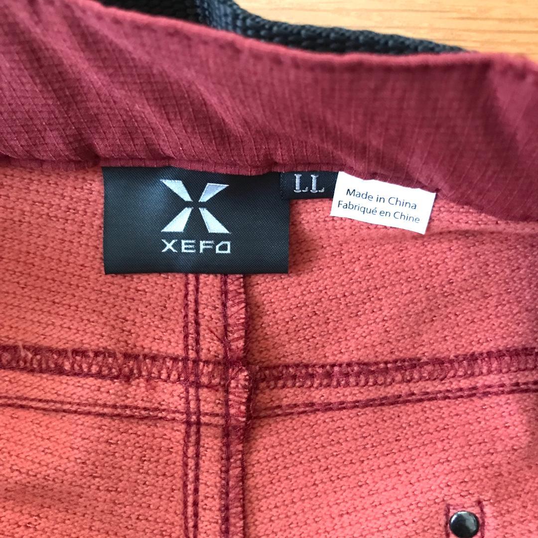 シマノ　ゼフォー　フィッシング　ウォームパンツ　ガーネット　裏起毛　LLサイズ