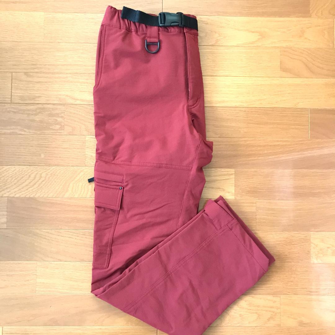 シマノ　ゼフォー　フィッシング　ウォームパンツ　ガーネット　裏起毛　LLサイズ