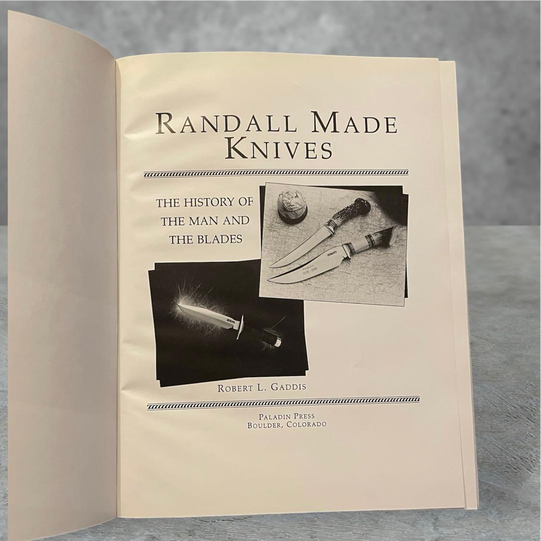 『激レア』ナイフ本　RANDALL MADE KNIVES