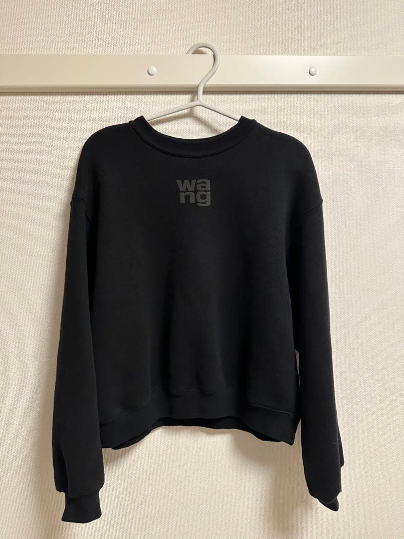 alexander wang パフロゴ　スウェットシャツ