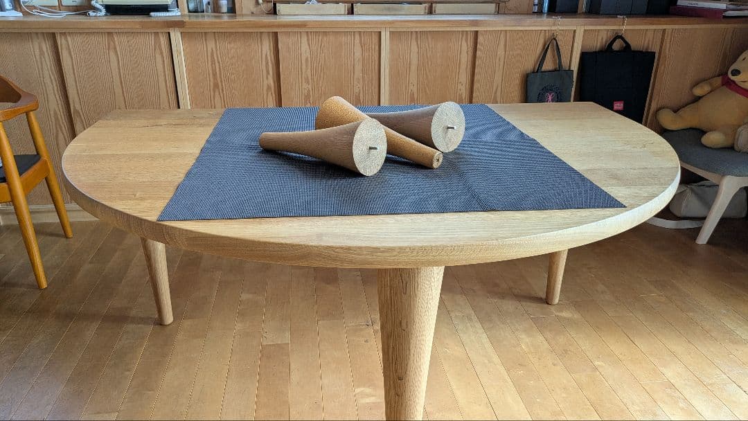 飛騨産業　森のことば150×100　ダイニング◎ローテーブル◎付け換え脚あり