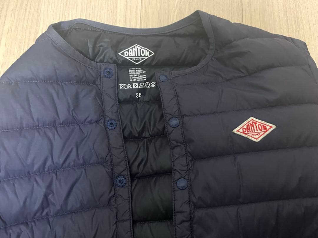 DANTON 定番　インナーダウンジャケット 36