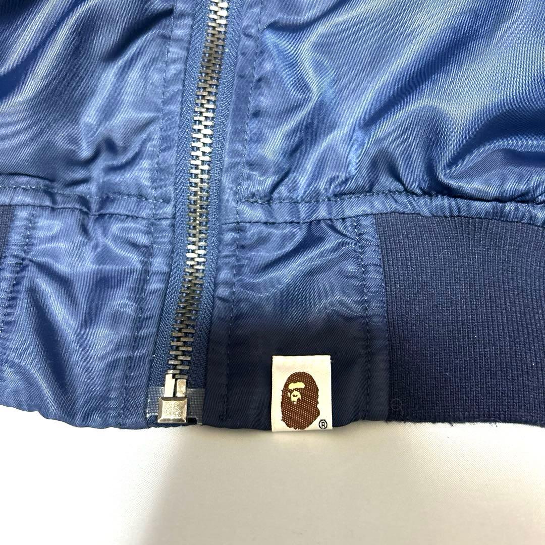 A BATHING APE　シャーク　MA-1 フライト　ジャケット　エイプ