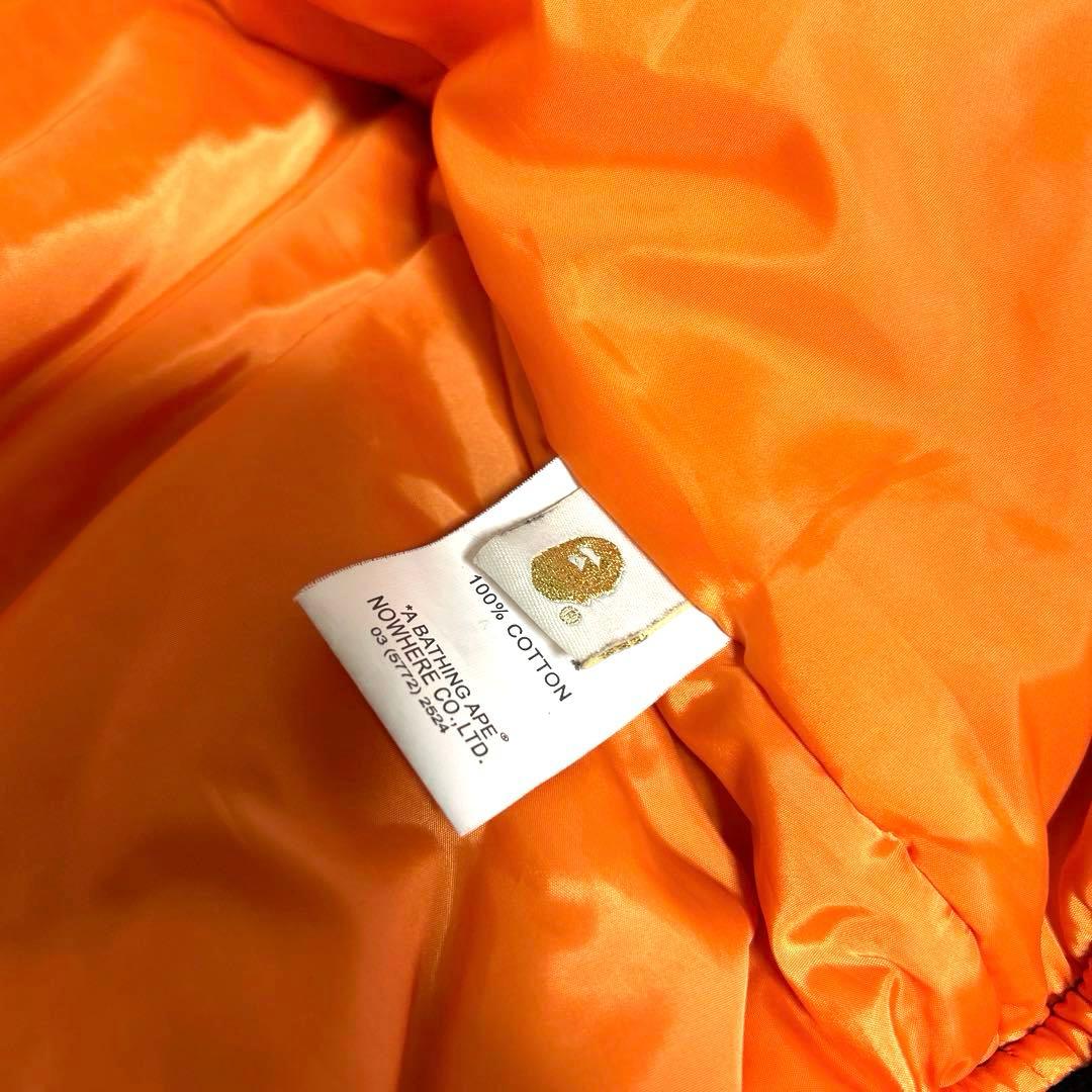 A BATHING APE　シャーク　MA-1 フライト　ジャケット　エイプ