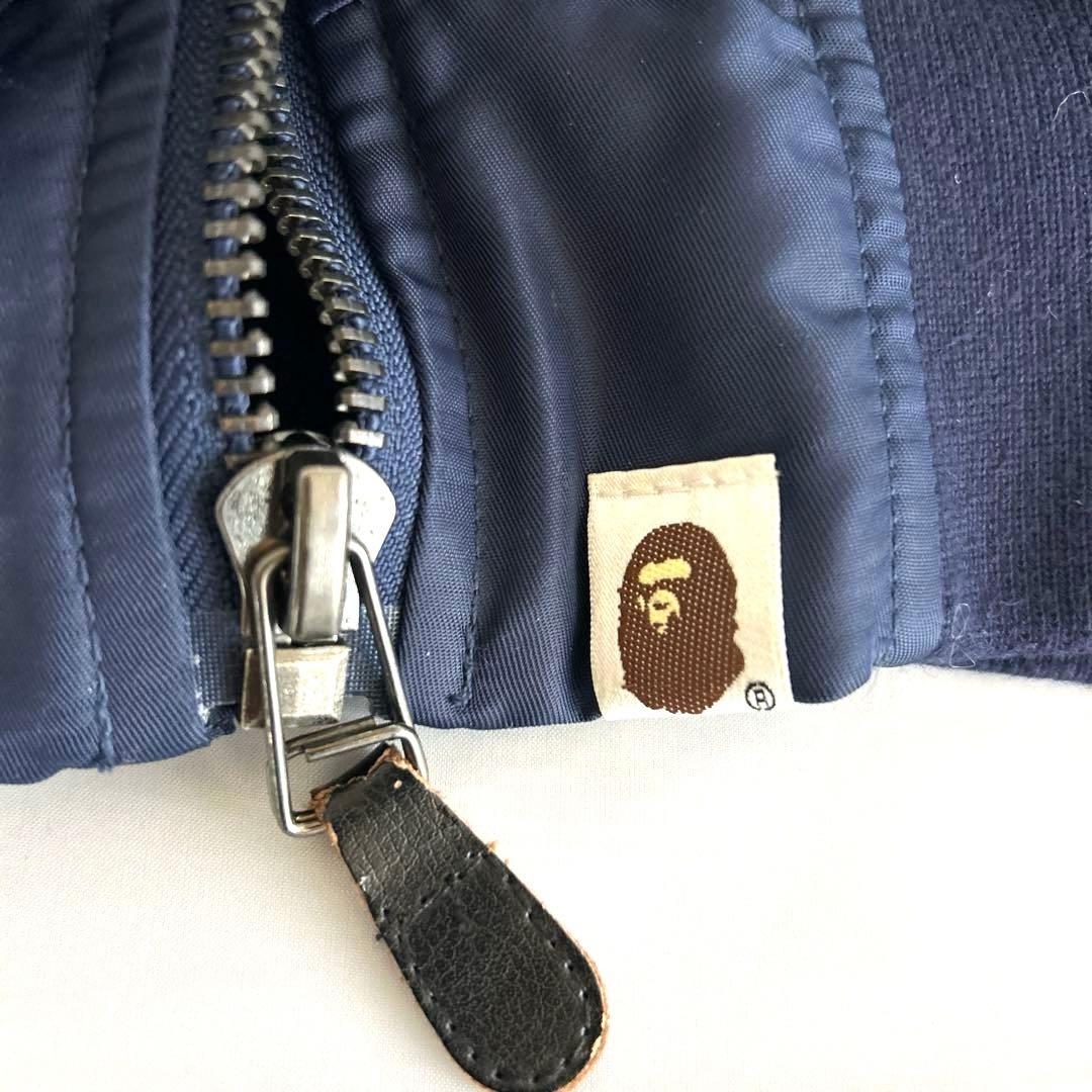 A BATHING APE　シャーク　MA-1 フライト　ジャケット　エイプ