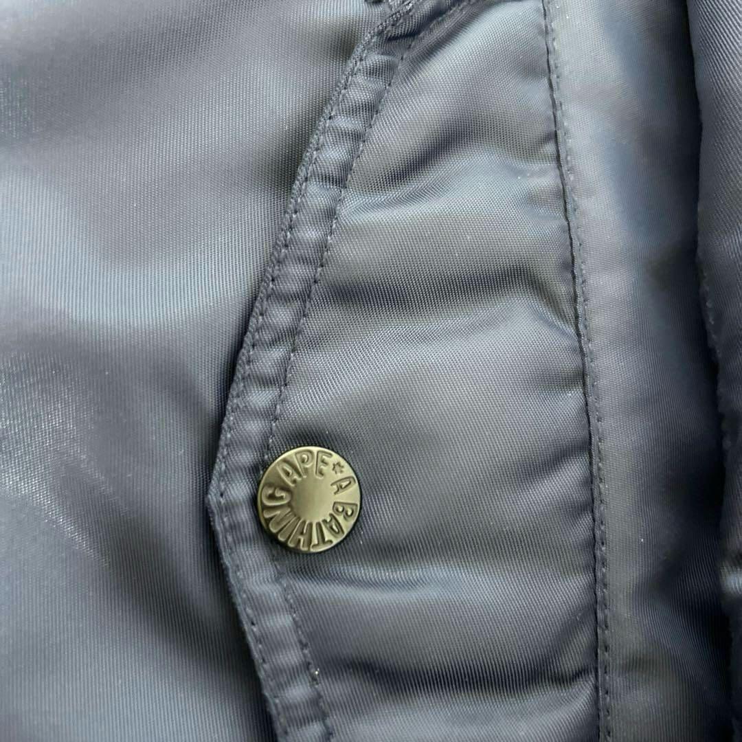 A BATHING APE　シャーク　MA-1 フライト　ジャケット　エイプ