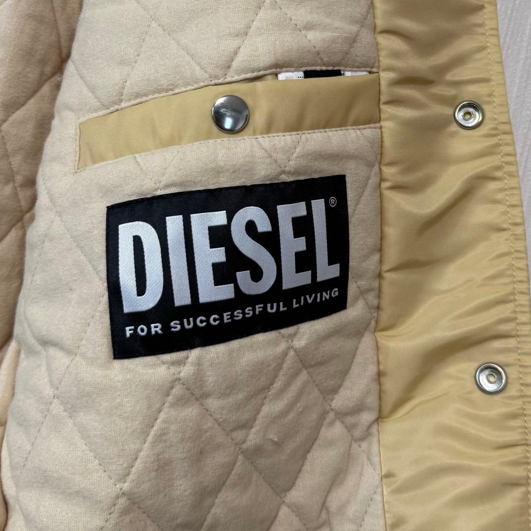 沖*三様 美品 DIESEL スタジャン レーシングジャケット ワッペン ボンバ