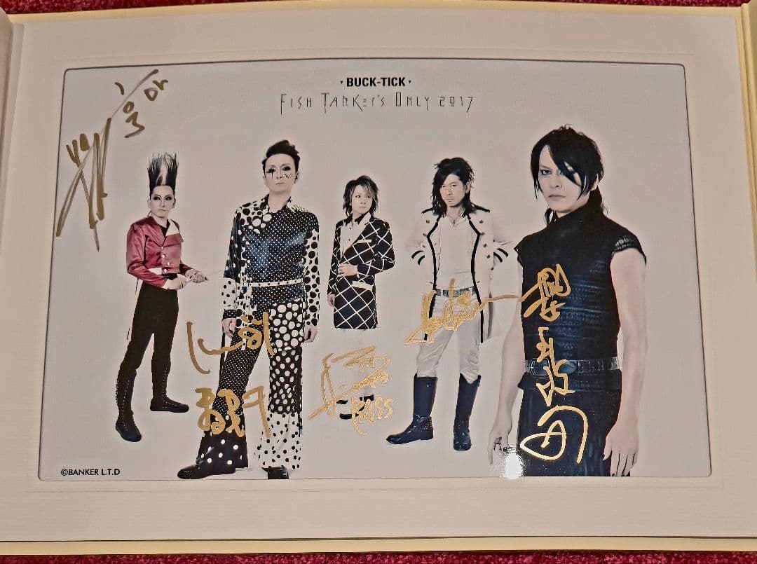 BUCK-TICK　F-T Only 2017直筆サインポートレート
