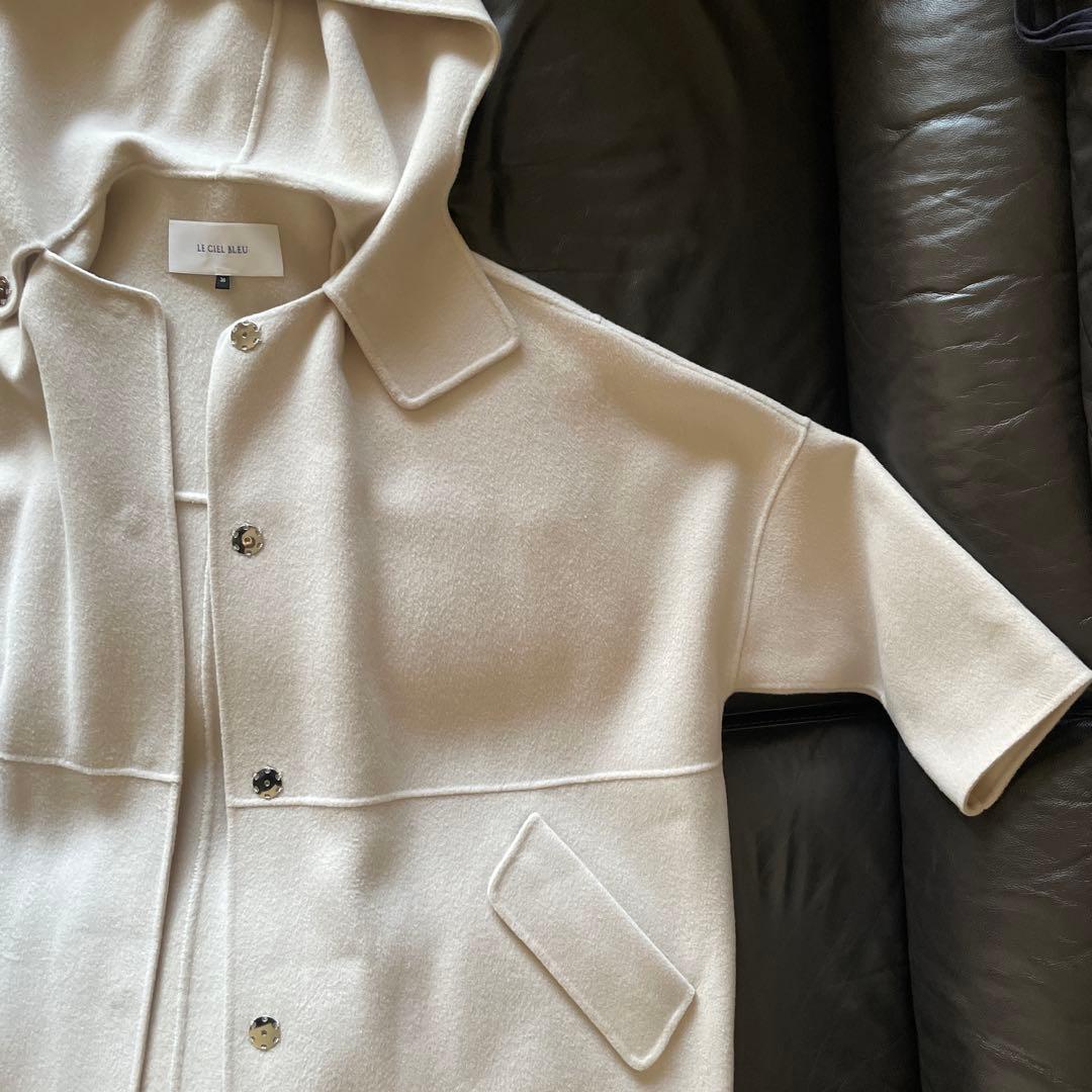 ルシェルブルー LeCielBleu Hooded OverCoat
