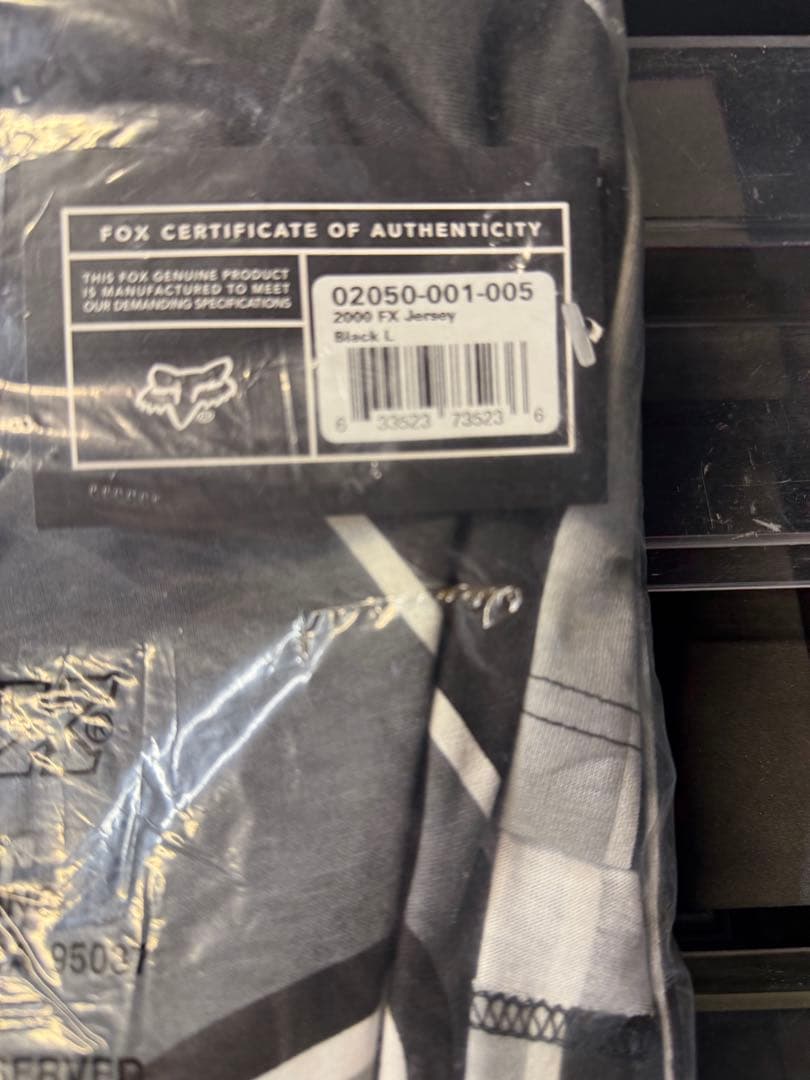 ビンテージ　FOX 2000 FX Jersey ブラック