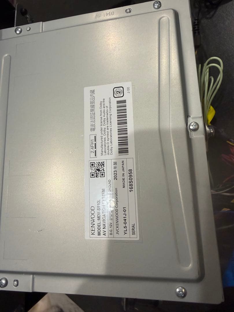 KENWOOD AVナビゲーションシステム MDV S810L