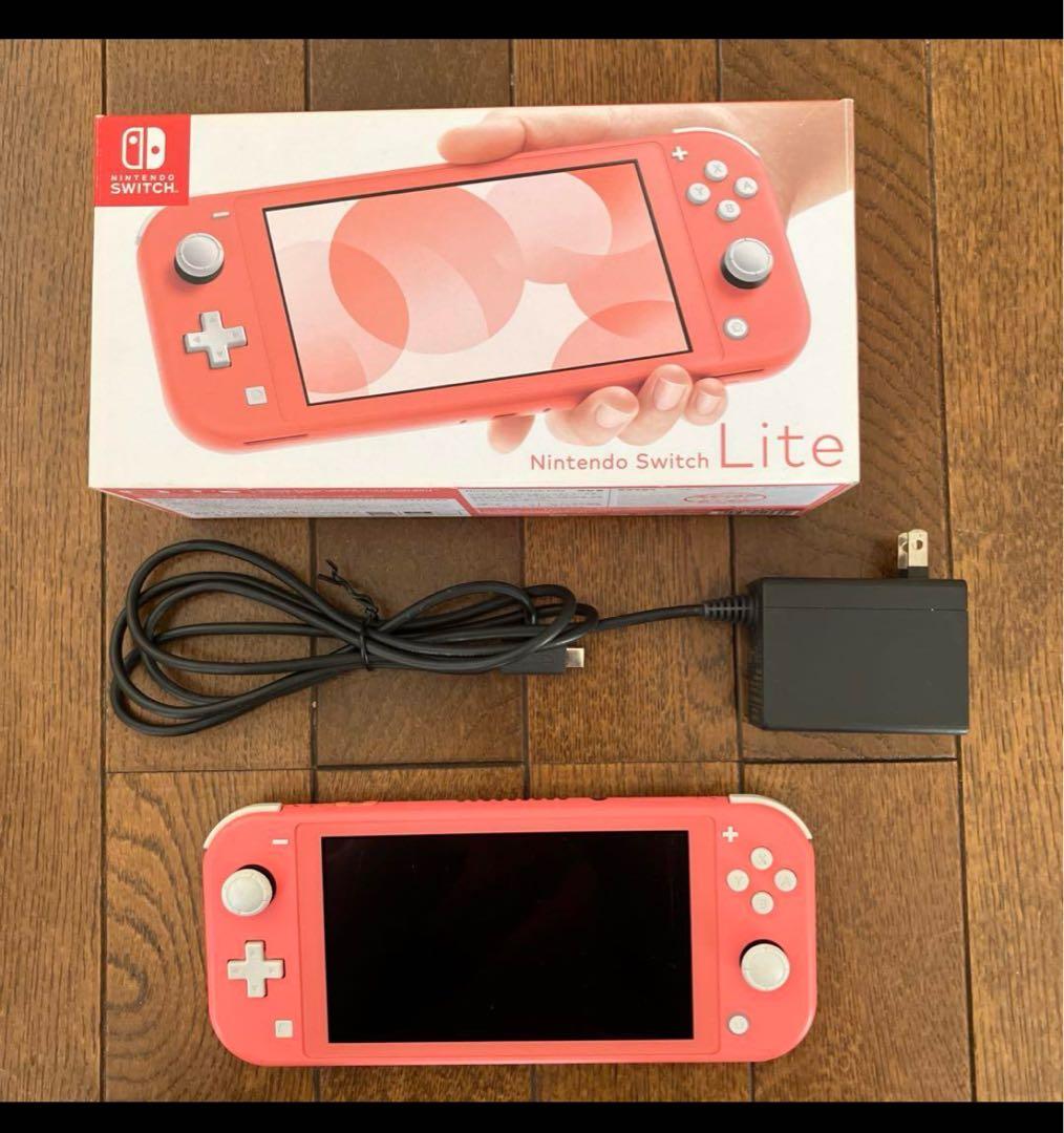 ☆Nintendo Switch Lite☆ピンク 充電器付き SDカード付き