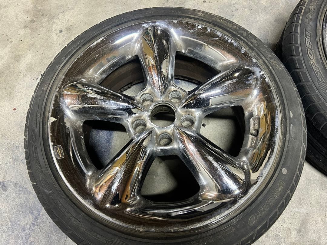 WORK ワーク　Goocars グッカーズ　メッキ　18インチ　114.3