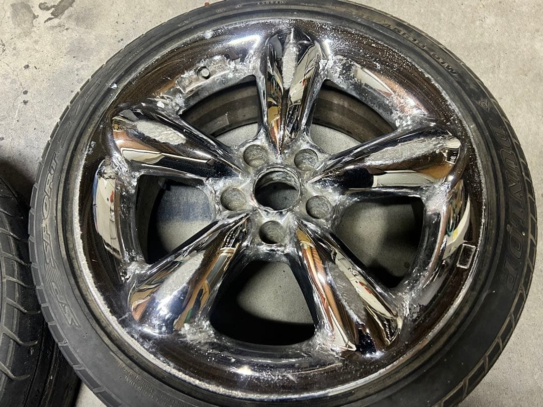 WORK ワーク　Goocars グッカーズ　メッキ　18インチ　114.3