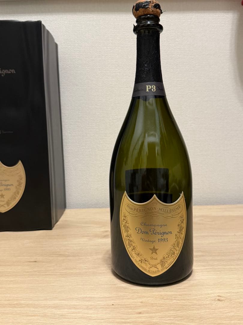 【1983年】Dom Pérignon P3 ヴィンテージ 空瓶、箱、袋セット