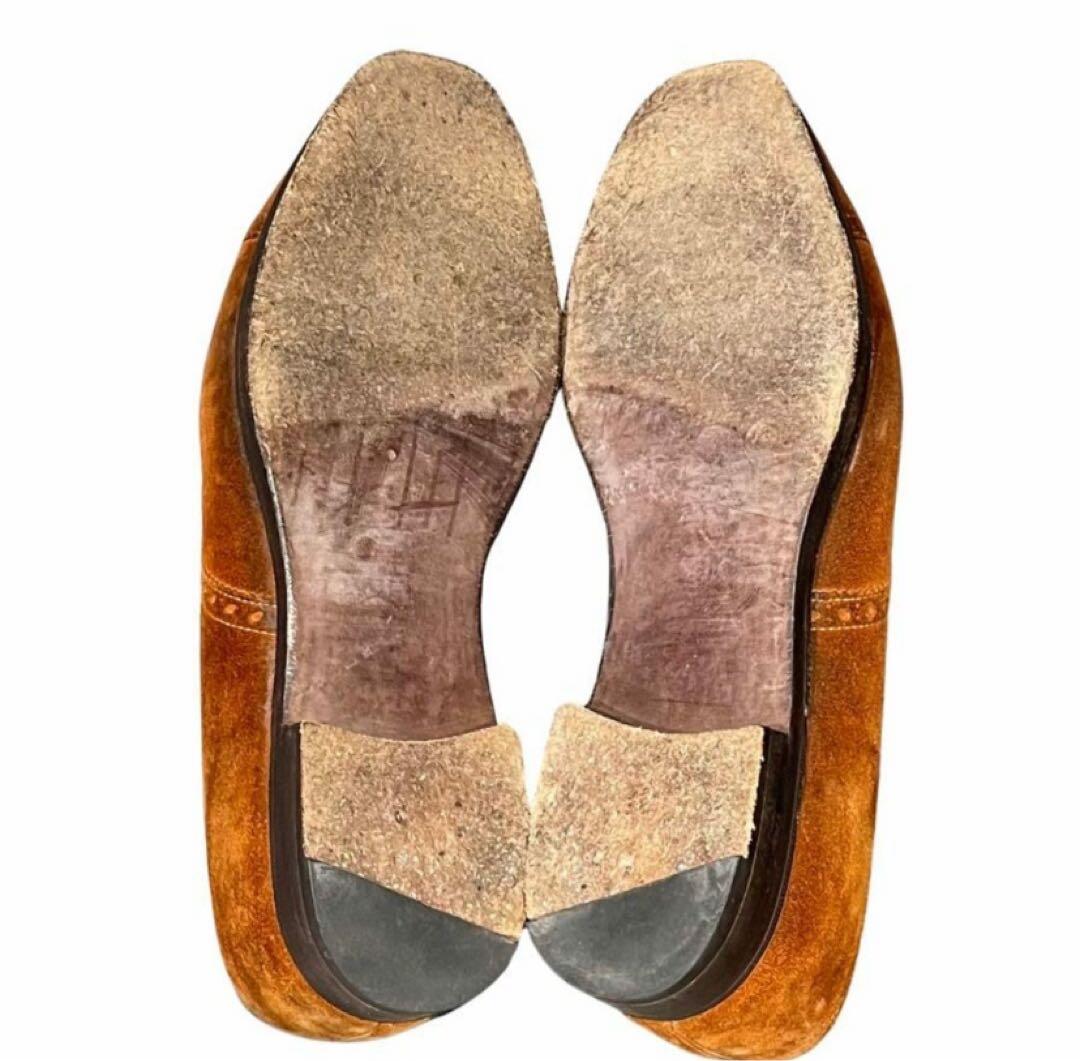 Edward Green ブラウンスエード ストレートチップ 8E 606