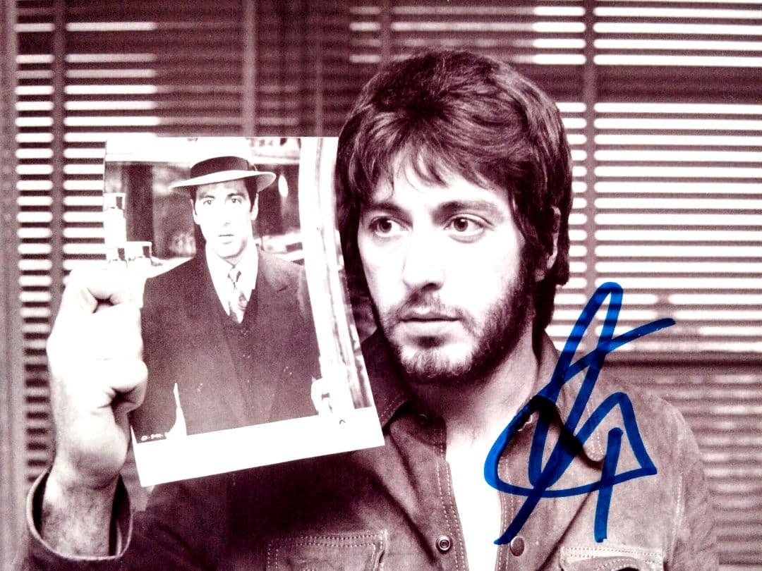 アル・パチーノ直筆サイン入り2Lサイズ写真…Al Pacino