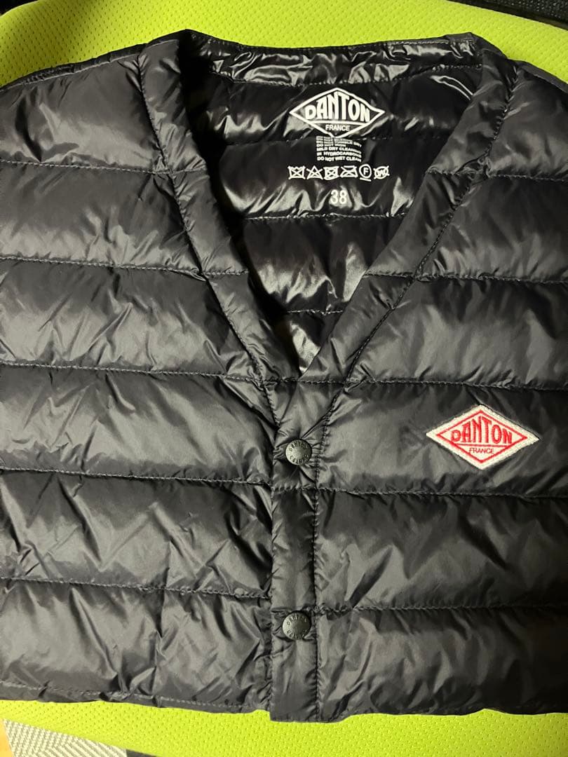 ジャケット・アウター DANTON MEN'S CREWNECK INNER DOWN VEST